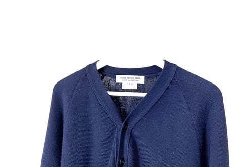 good design shop comme des garcons logo cardigan