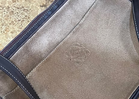 loewe leather shoulder bag