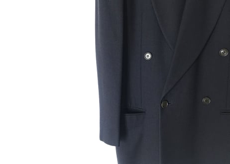 80-90s giorgio armani silk double set up suit dead stock