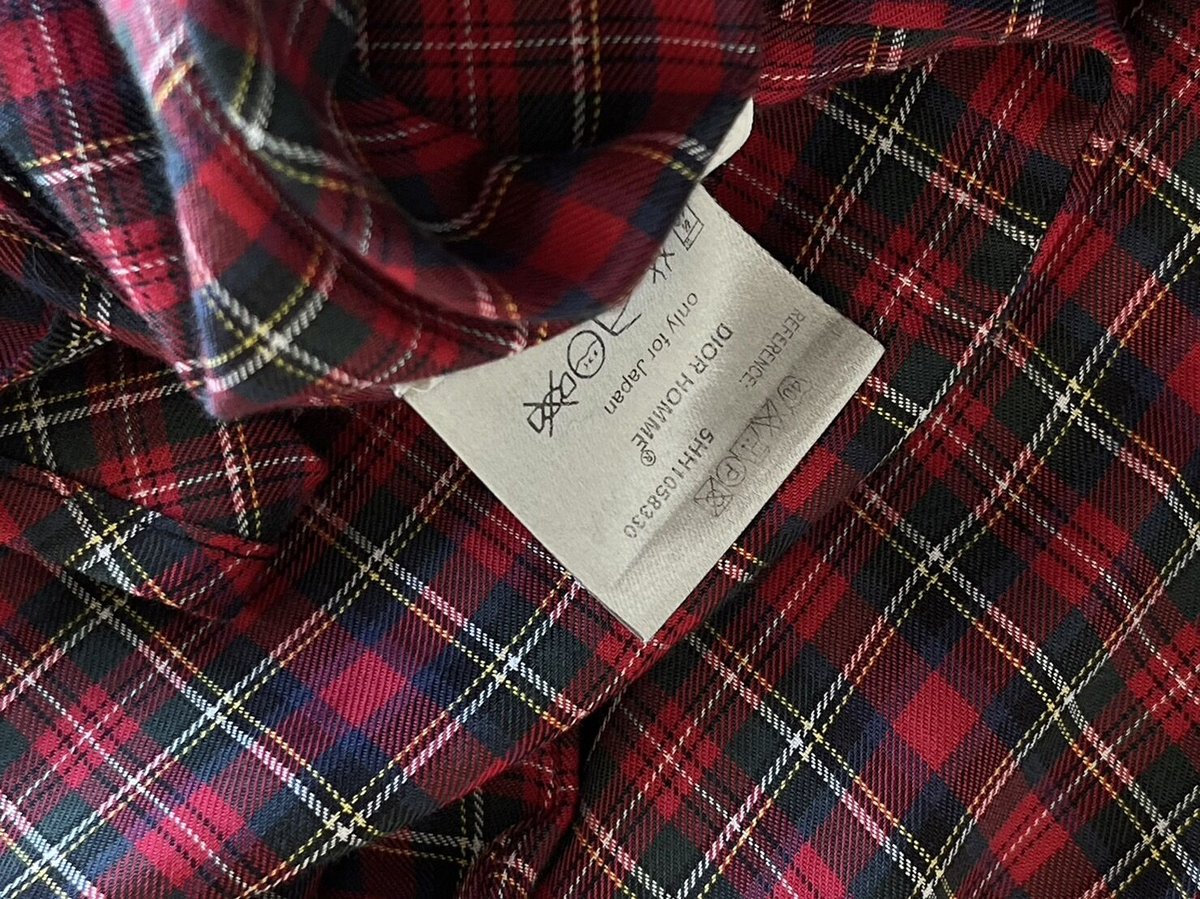 dior homme check shirt | weekend tokyo