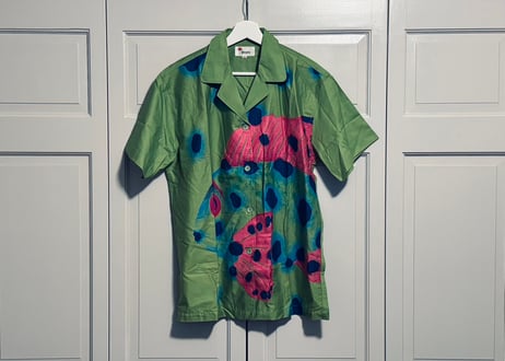 kenzo green set up suit