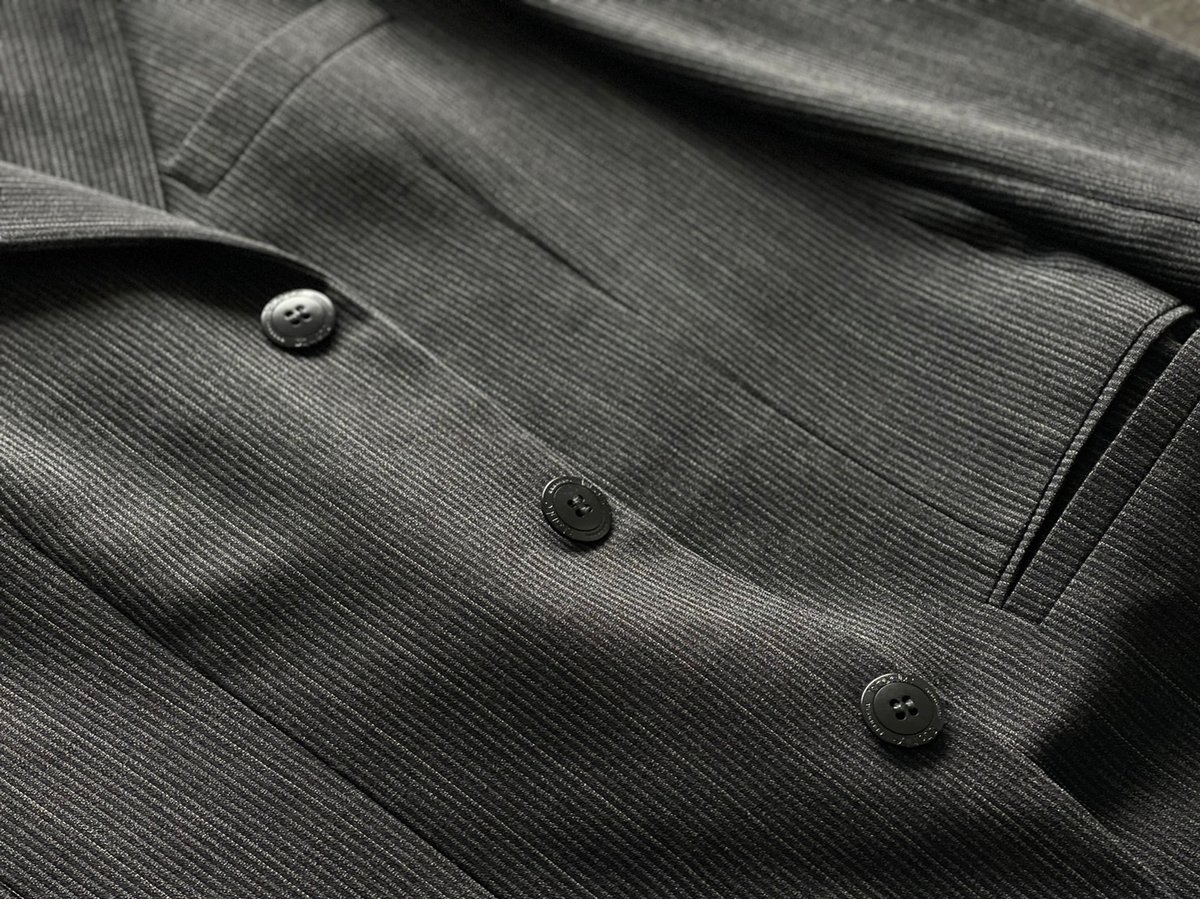 80s versace istante stripe set up suit | weeken