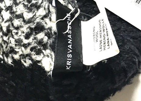2015aw kris van assche knit cap dead stock