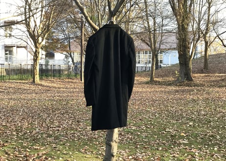90s cashmere wool chesterfield coat