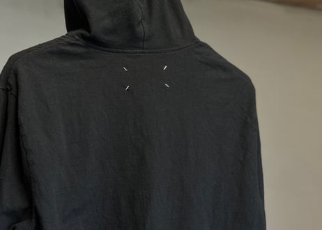 maison margiela half zip hoodie