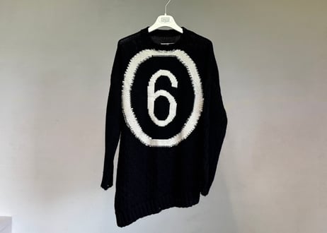 mm6 "肉厚" number knit
