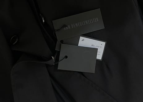 ann demeulemeester 2020ss double jacket dead stock