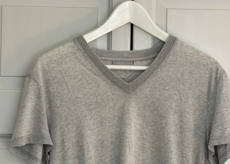 prada triangle rogo tops gray