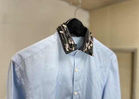 lanvin design collar shirt