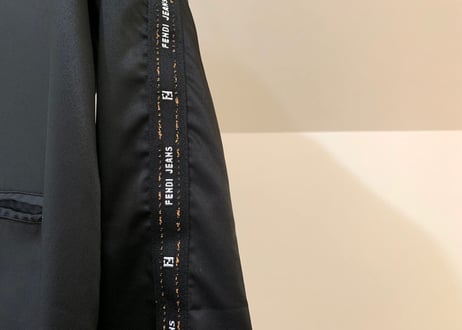 fendi nylon logo blouson black