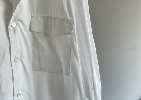 yohji yamamoto costume d'homme  over size long shirt