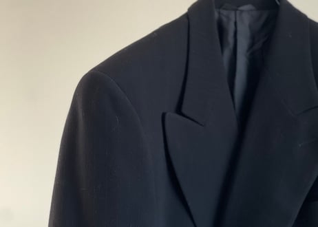 80s giorgio armani double stripe set up suit