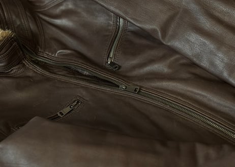 burberry leather jacket