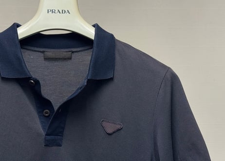 prada logo polo shirt