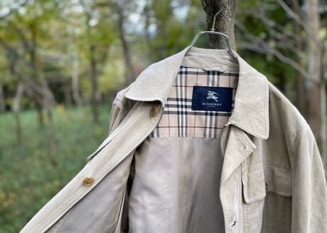 burberry suede coat