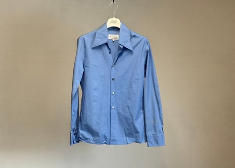 maison margiela blue shirt