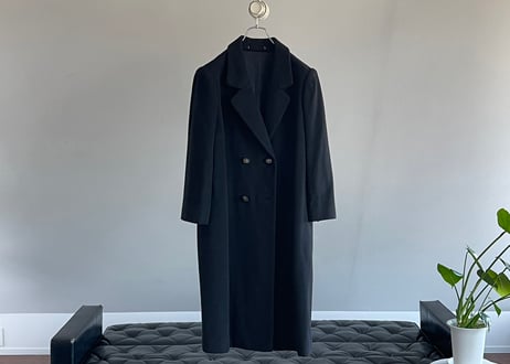 80-90s pure cashmere double long coat