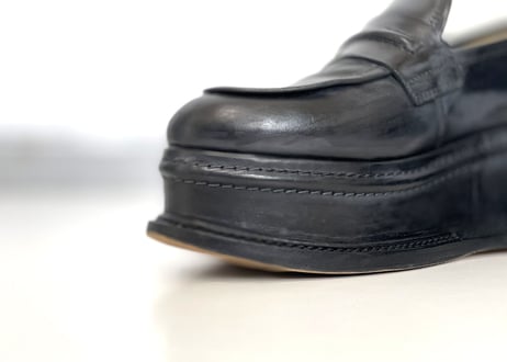 maison margiela leather platform shose 40