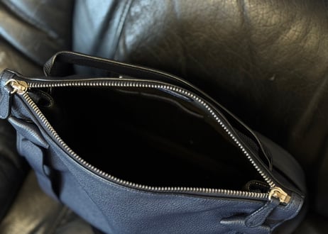 jilsander logo leather backpack