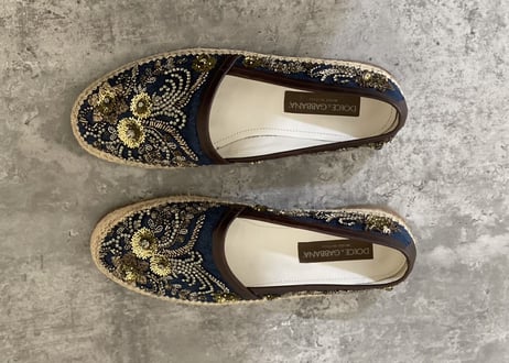 dolce & gabbana espadrilles slip-on
