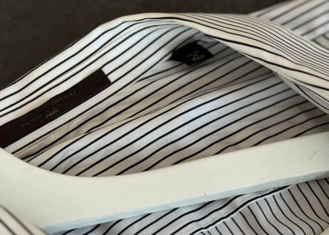 louis vuitton strripe shirt dead stock