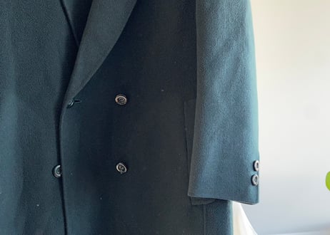 burberry cashmere wool double long coat