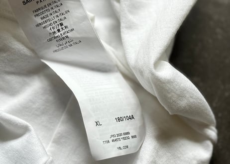 saint laurent 2020ss logo tops