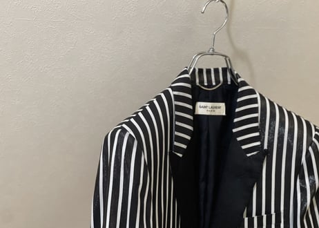 saint laurent paris 2013aw coating jacket dead stock