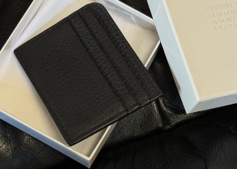 maison mariale leather holder dead stock