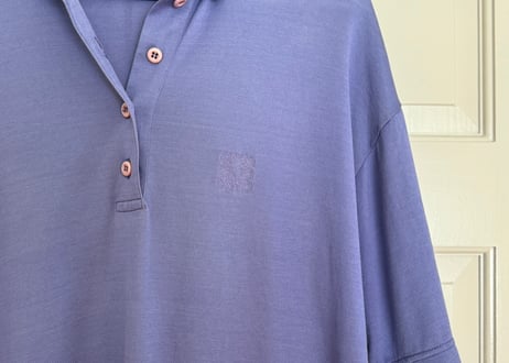 loewe anagram logo polo shirt