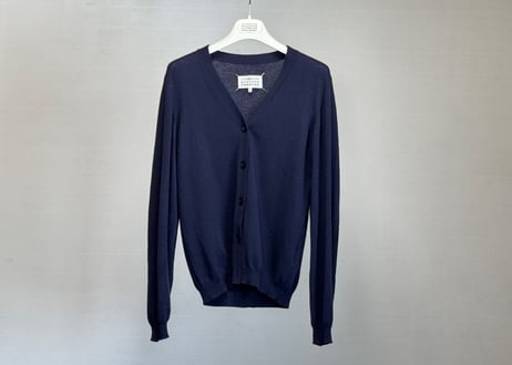 maison margiela elbow patch cardigan