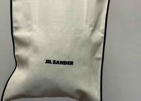 jilsander “大容量” logo bag dead stock
