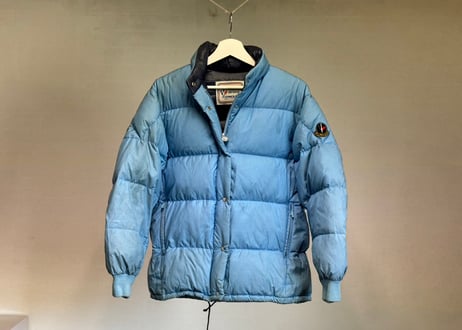 vintage moncler down jacket "blue"