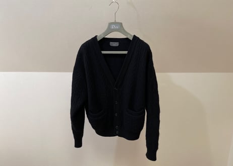 christian dior black cardigan