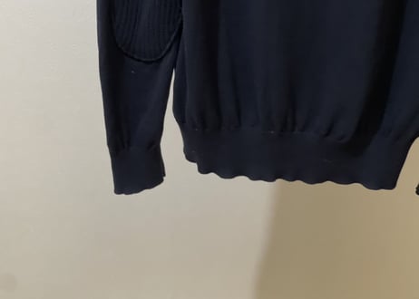maison margiela 2018ss over size elbow patch knit