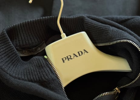 prada pure cashmere drivers knit jacket