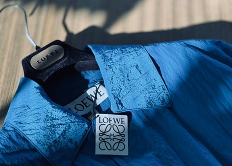 loewe anagram logo coat