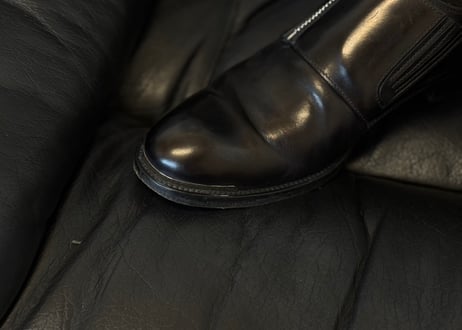alexander mcqueen "by Salah Burton" leather zip dress shose