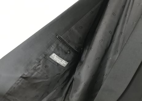 dior tuxedo set up suit dead stock