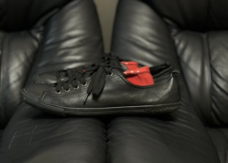 90-00s prada sports leather sneaker