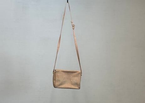 maison margiela leather box form shoulder bag