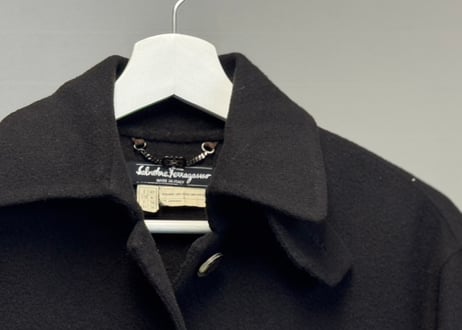 salvatore ferragamo virgin wool long coat