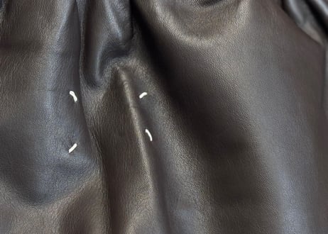 maison margiela "ここのえ最終期" leather chain shoulder bag
