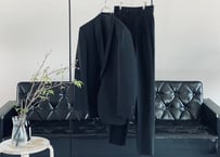 saint laurent black  tuxedo set up suit