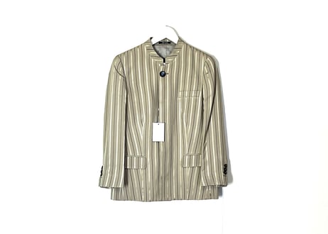 2019ss maison margiela stripe jacket dead stock