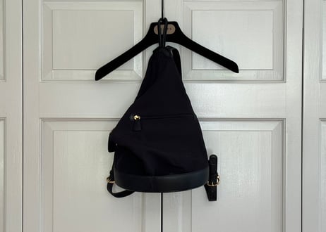 loewe "anton" bag nylon × leather