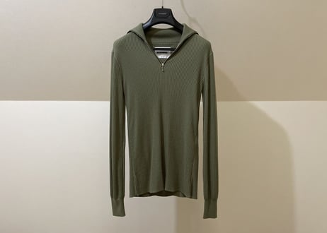 jilsander + quarter zip knit dead stock