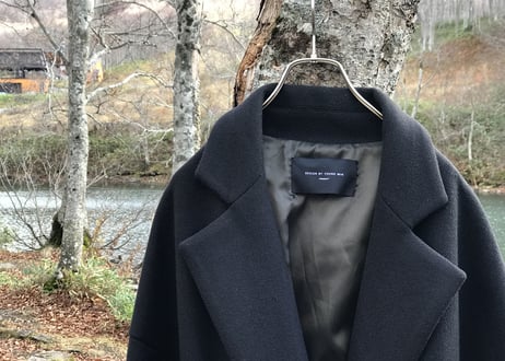 young min over size long coat