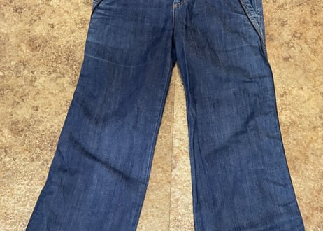 gucci flare denim pants