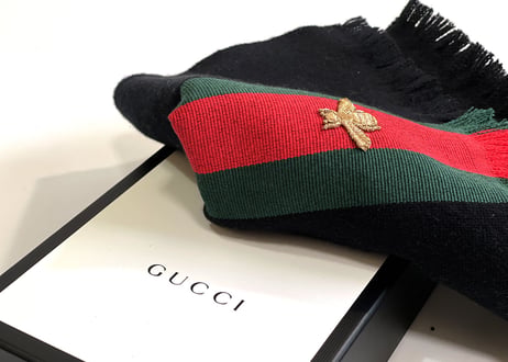 2020aw gucci cashmere muffler dead stock